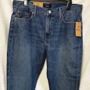 Polo 'Slim Boyfriend' Rope Dyed Denim Jeans NWT Women's Size 30